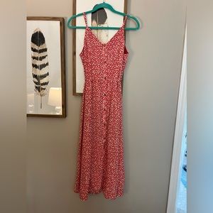 Red sundress adjustable straps Medium